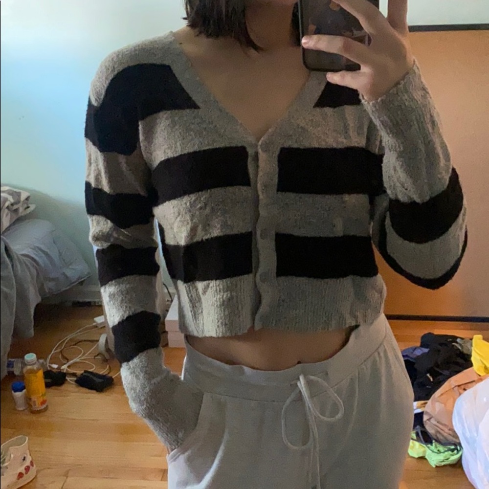 Button up sweater